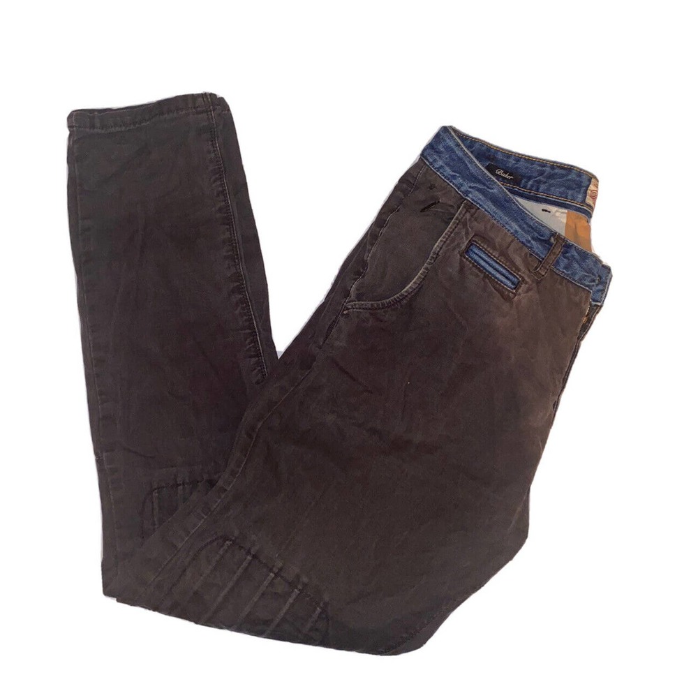 SCOTCH & SODA Baker W29/L32‎ Men pants Green denim chino taper Fit patch